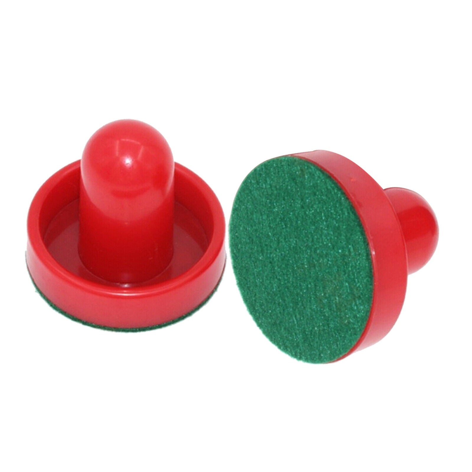 2PCS Air Hockey Pushers and 4PCS Pucks Family Game for Game Tables Red