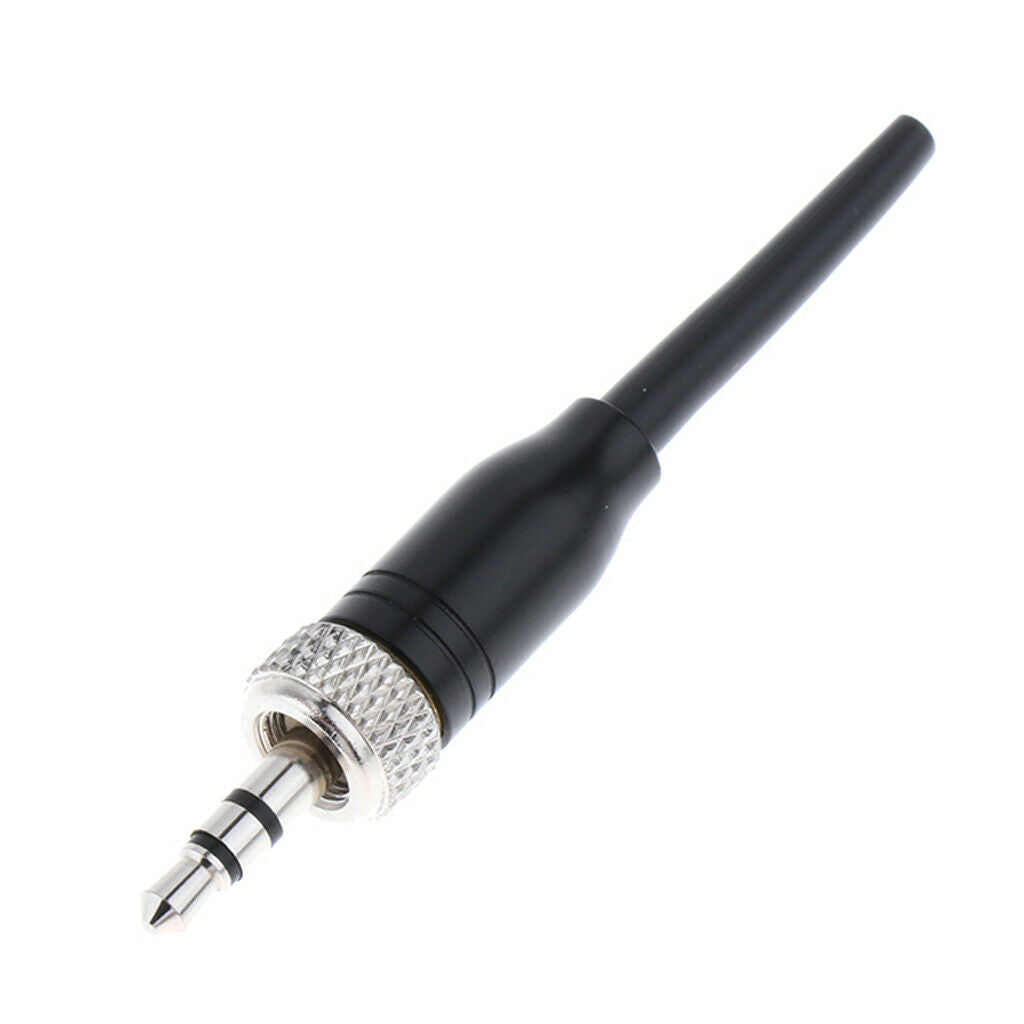 3.5mm Lock Stereo   Plug Mini Audio Connector for Repair Microphone Black