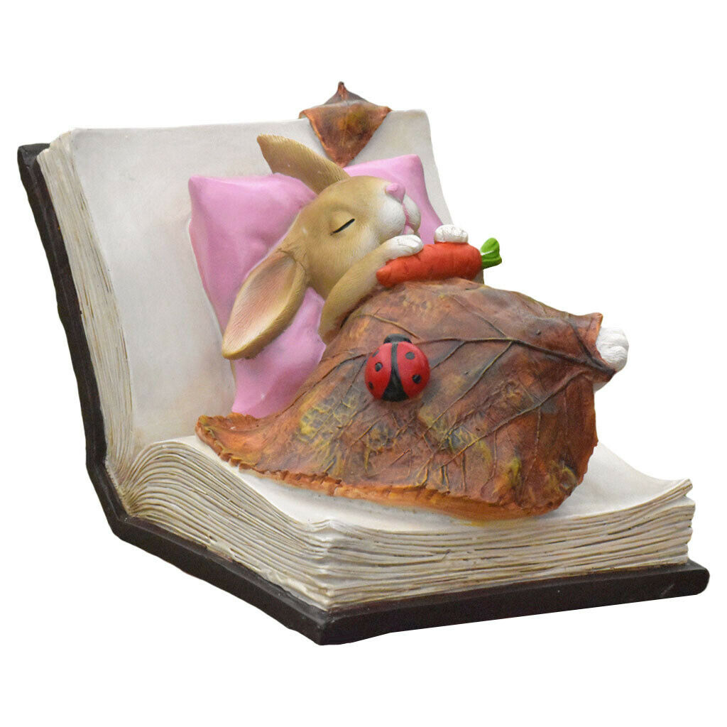 Rabbit Ornaments for Outdoor Garden Lawn Courtyard Balcony Desk Decorations