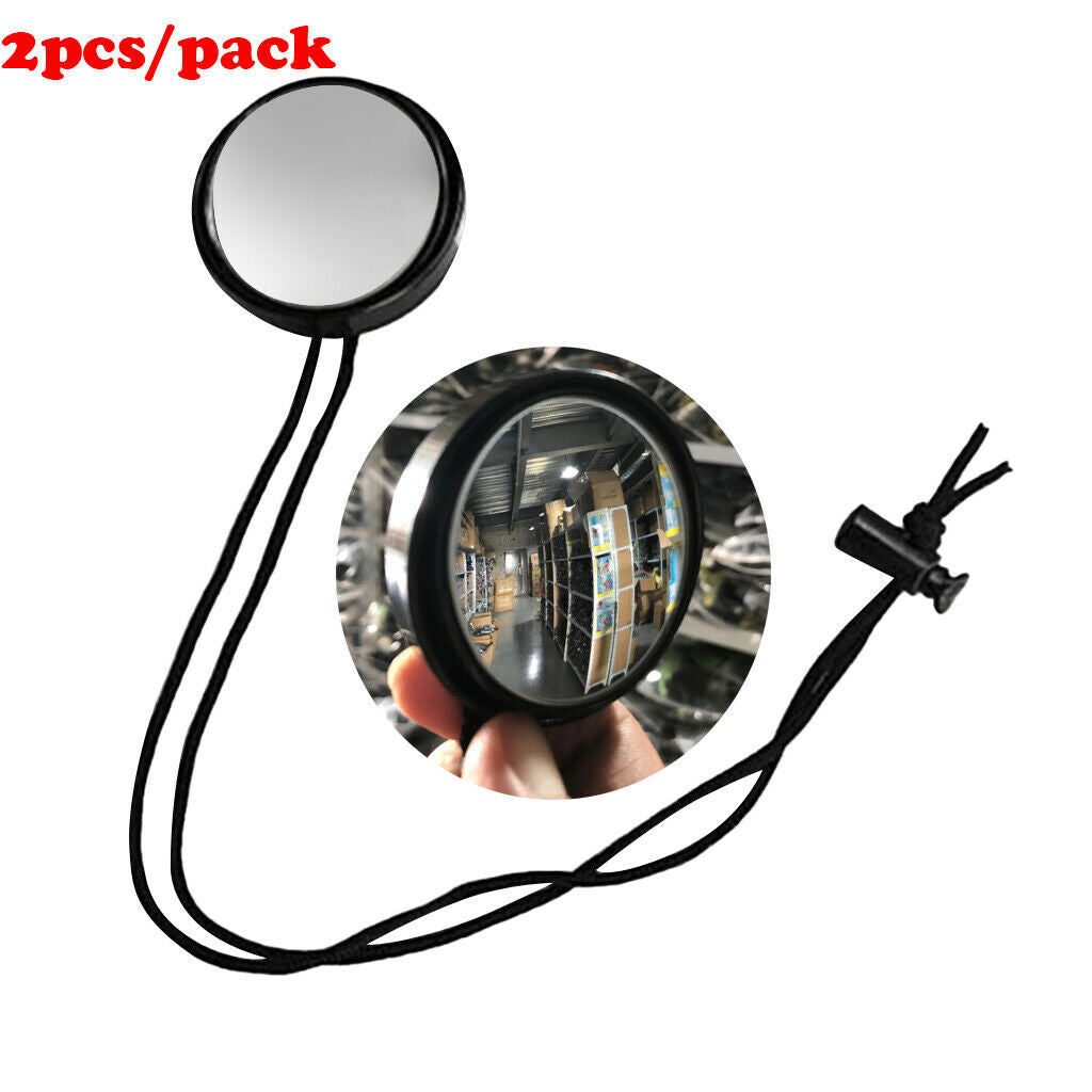 2x Premium Portable Diving Rearview Mirror Cave Tech Dive Safe Sign Signal