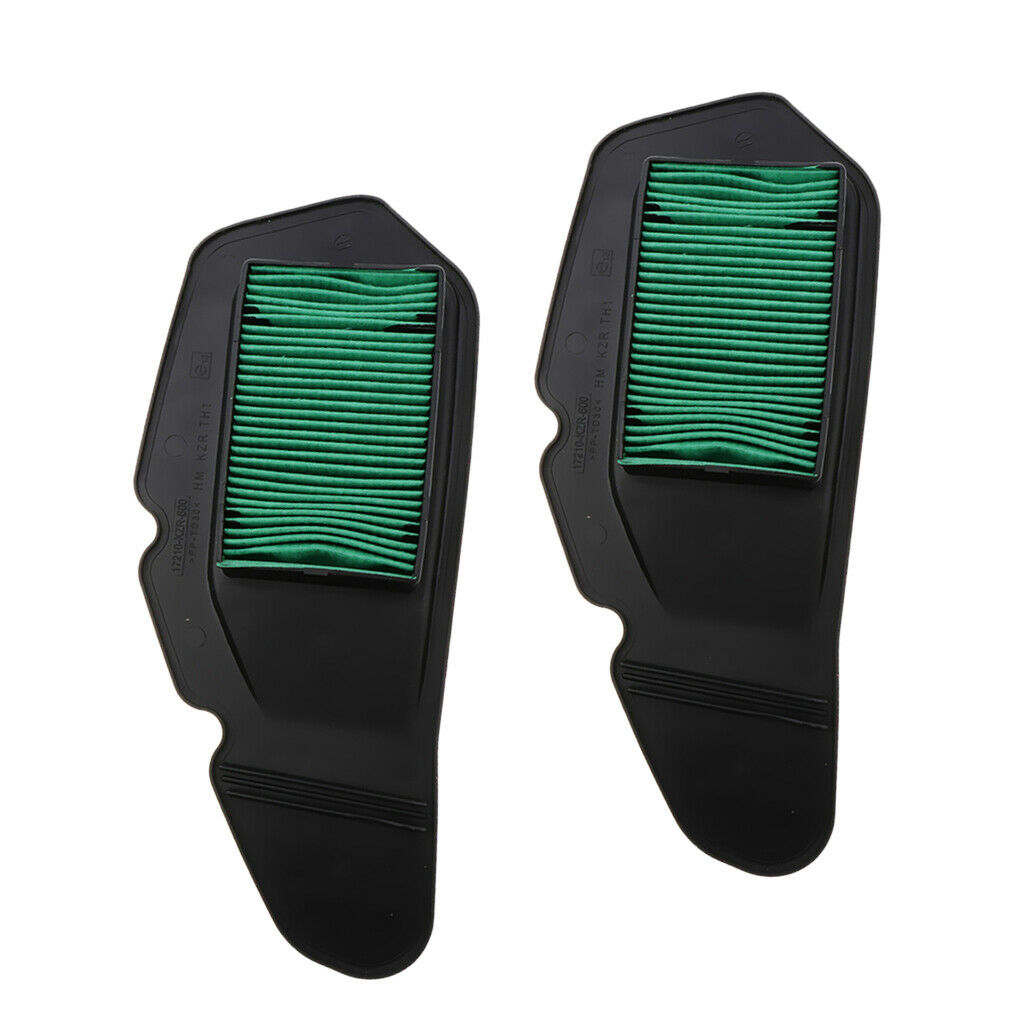 2pcs Green Set -Motorcycle Air Filter Element Cleaner For  PCX 150