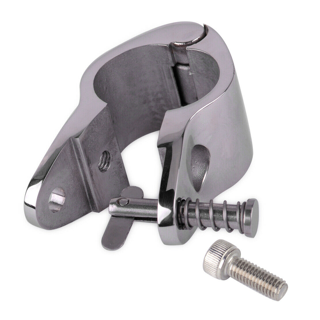 1" Boat Bimini Top Jaw Slide Hinged Marine Hardware Awning Fitting Stainless An