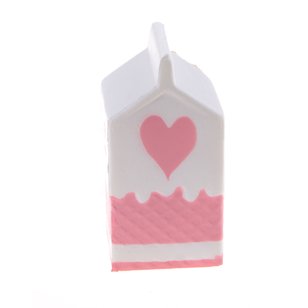 Cute  Milk Box Slow Rising Scented Cartoon Bread Hand Pillow To.l8