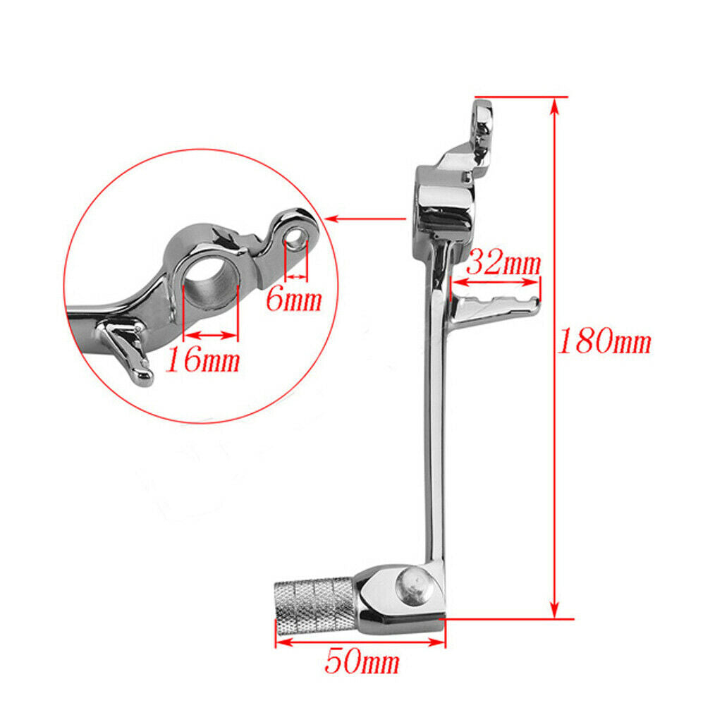 Chrome Rear Brake Foot Pedal Lever Shift For Yamaha YZF-R6 2003-2005