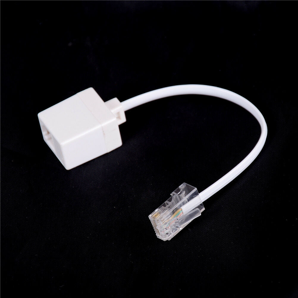 RJ11 6P4C Female To Ethernet RJ45 8P8C Male F/M Adapter Converter Cable Ph C Lt