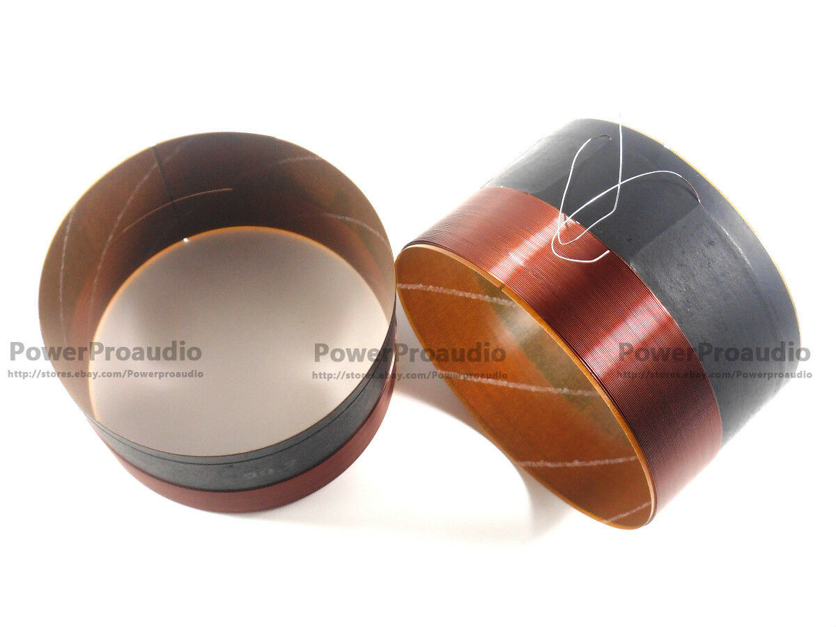 1pair 99.2mm Fiberglass skeleton Bass voice coil 2 Layer Round wire 8 ohm