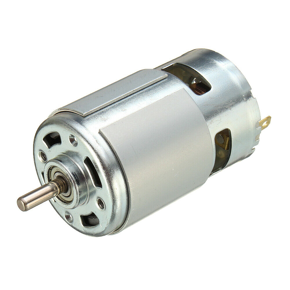 Large Torque High Power RS775 DC 6V-24V 3500-8300RPM Motor Ball Bearing