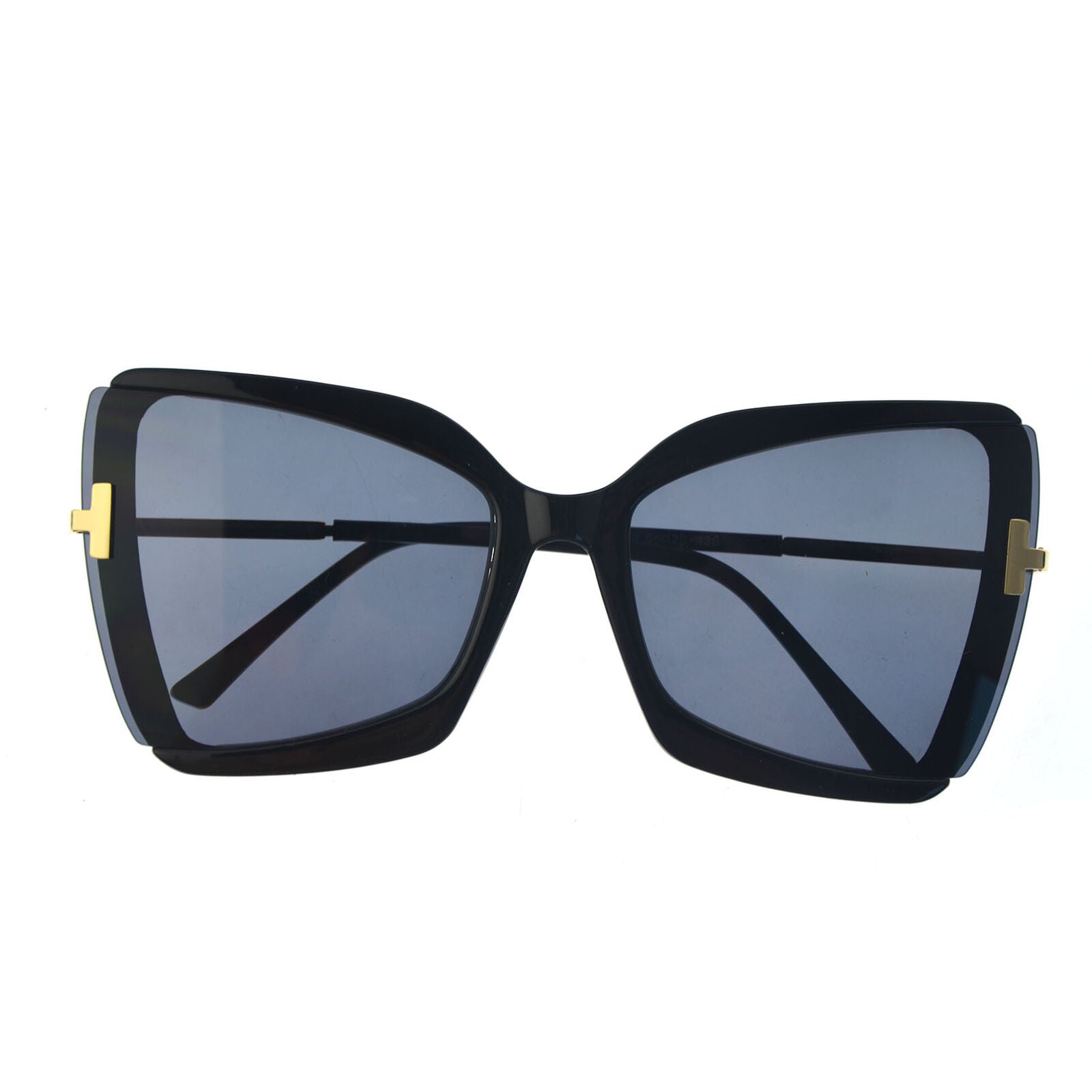 Fashion Oversized Women Square Sunglasses Ladies Retro Designer Cat Eye Glasses
