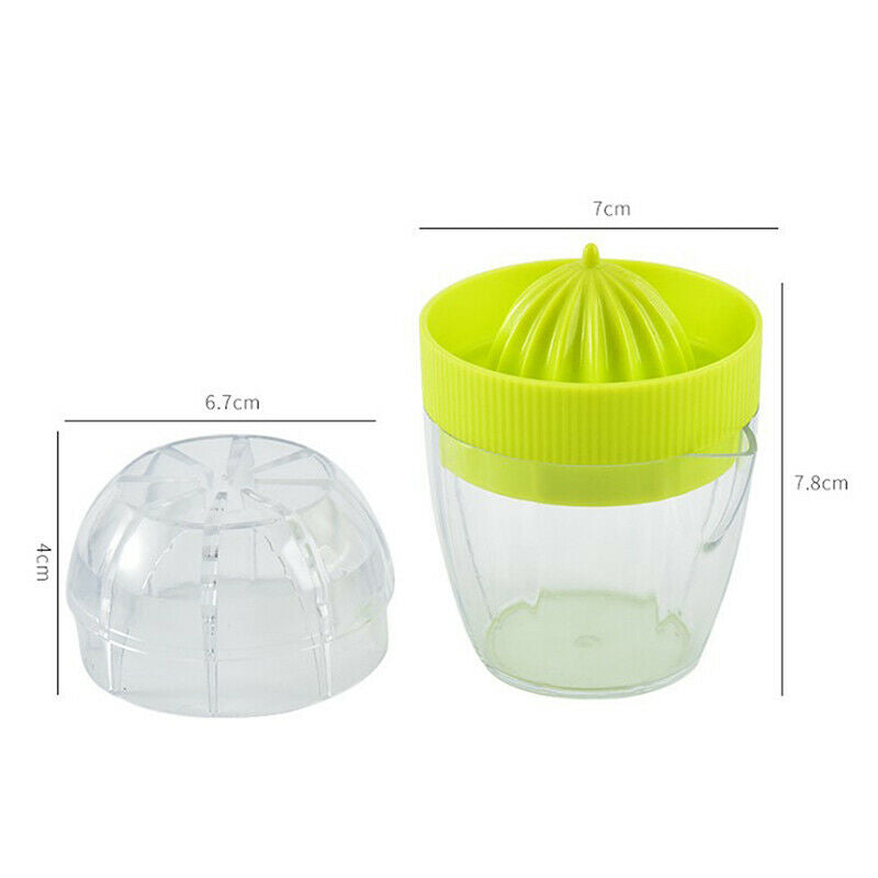 Lemon Squeezer With Lid Manual Lemon Juicer Orange Press Cup Citrus SqueezerI7C