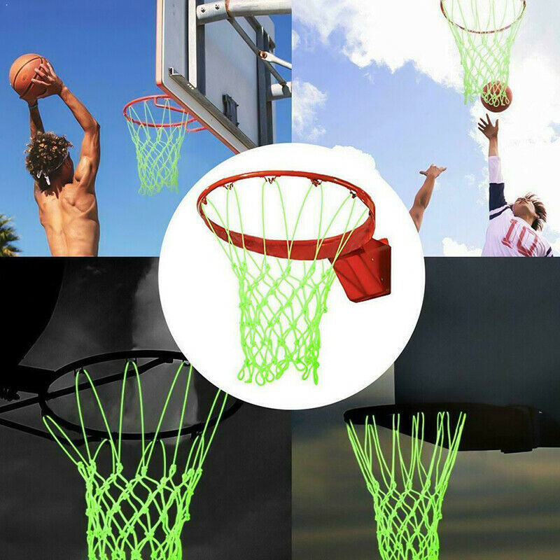 Outdoor Glow In The Dark Fluorescence Light Up Luminous Basketball Net Hoop