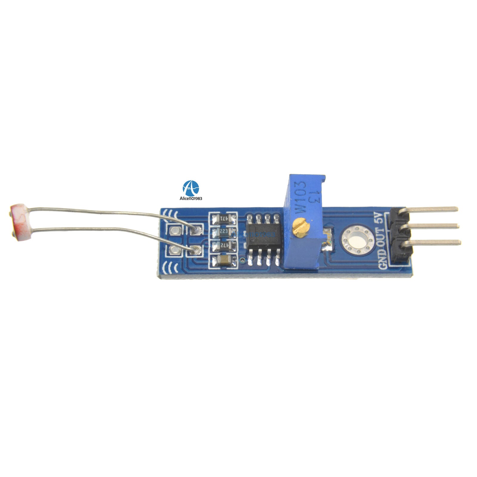 2Pcs LM393 Optical Photosensitive light sensor module for Arduino Shield DC 3-5V