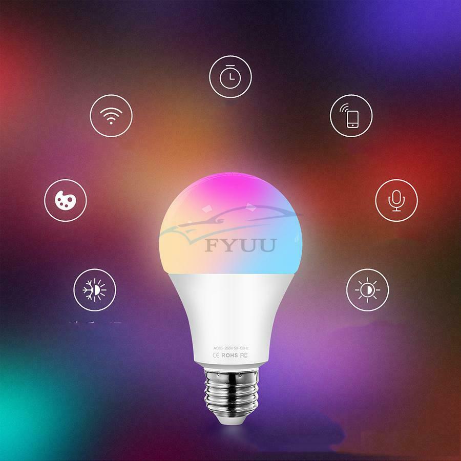 1 Piece Base E27 Remote Control WIFI Smart Light Bulbs For IOS/Android System