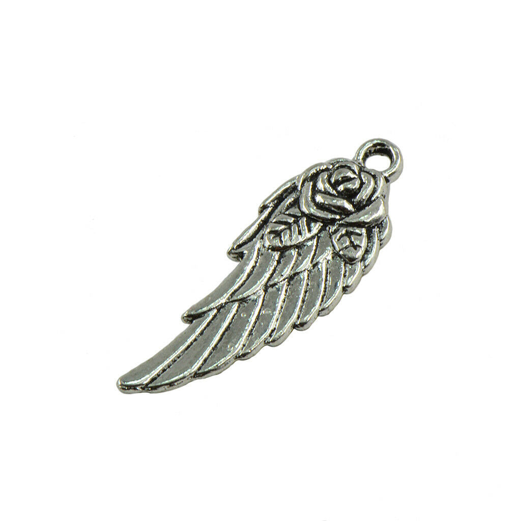 30Pcs Angel Key Pendant Charms Bead Jewelry Decoration for Necklace