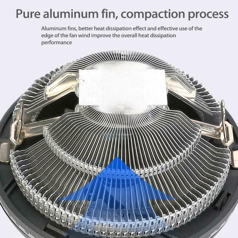 RGB LED Case Fan,Quiet Edition High Airflow Color LED Case Fan Chassis Radiator