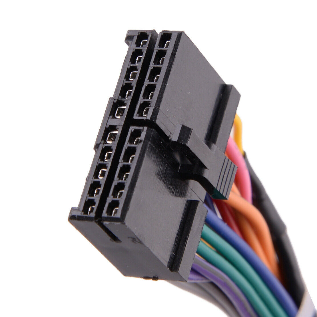 20 Pin Wiring Harness Power Plug Adapter for 1 or 2 DIN Android Stereo Radio DVD