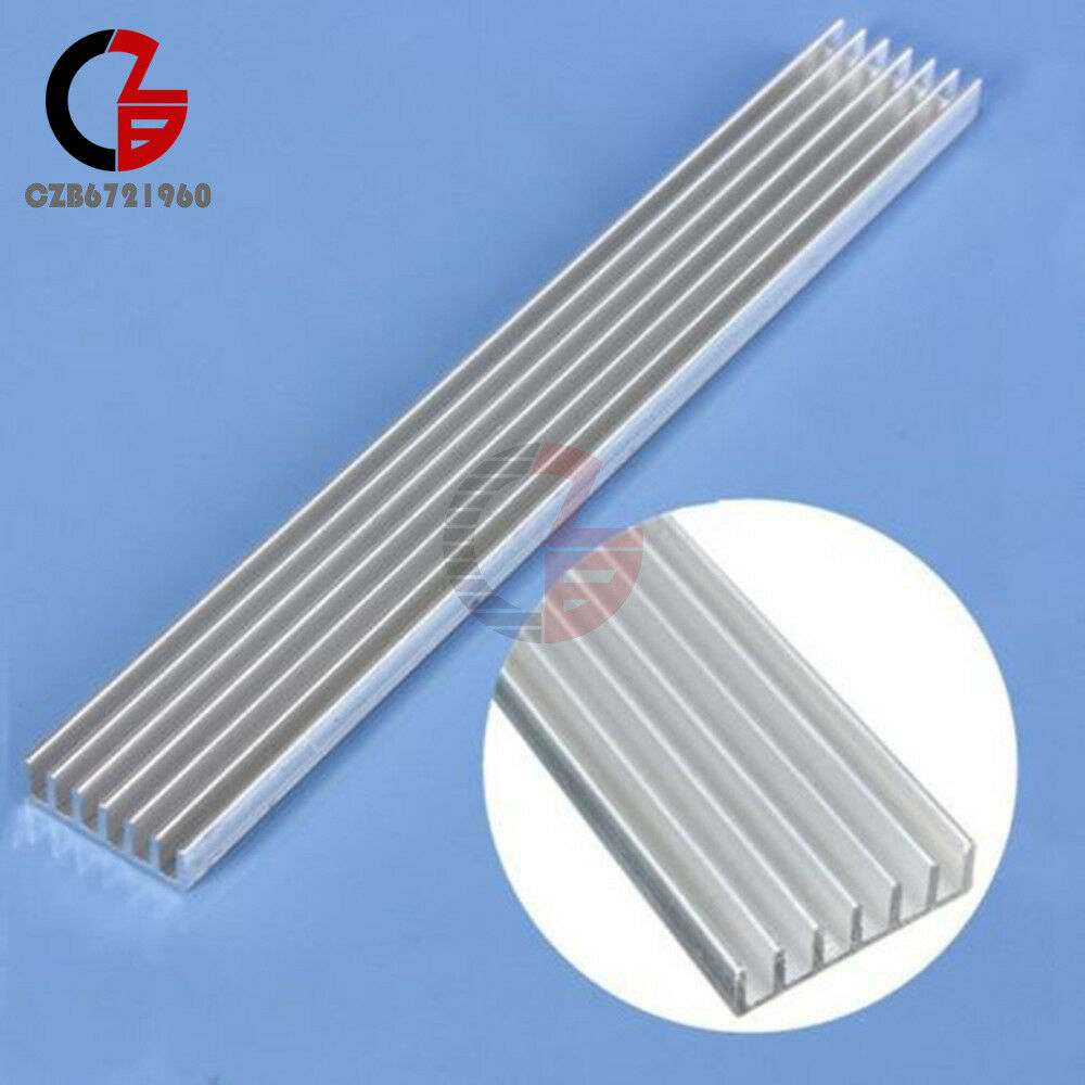 150x20x6mm Long Aluminum Heat Sink Chip Cooling LED Power IC PC Heatsink Cooler