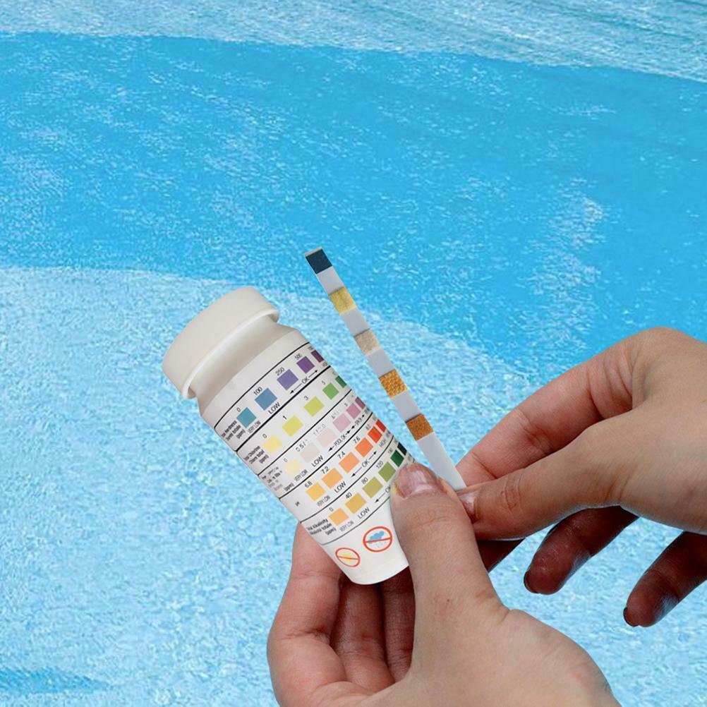 50Pcs Swimming Pool 5 in Water Quality Test Strips Swimming Pool Testing Strip