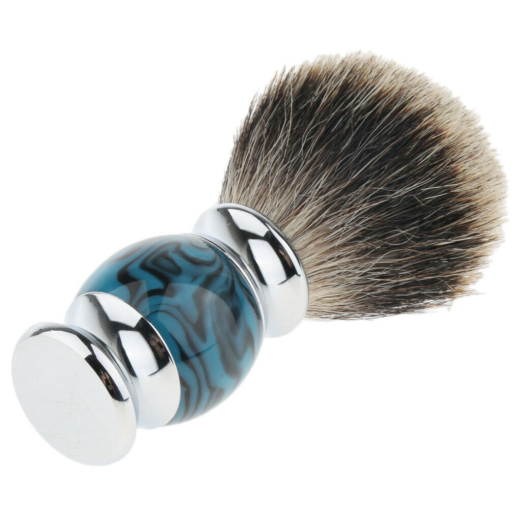 Wooden Handle Men's Mustache Shaving Brush Grooming Tool for Barber Salon 04