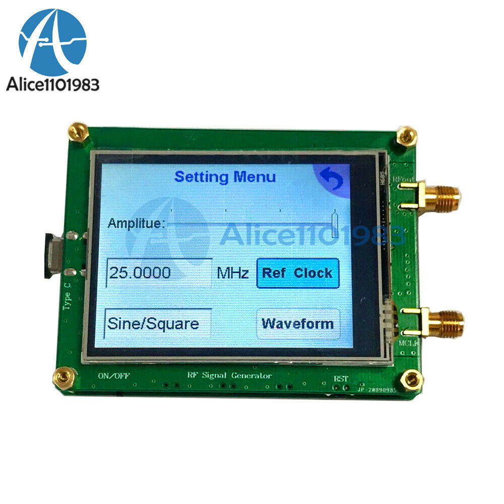 137.5MHZ-4400MHZ ADF4350 RF Signal Source Generator Wave / Point Frequency