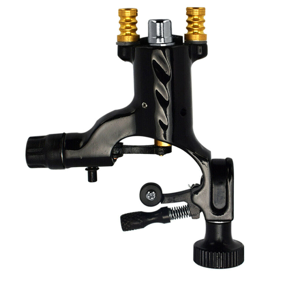 Pro Silent Tattoo Aluminum Allor Rotary Machine For Liner Shader Black