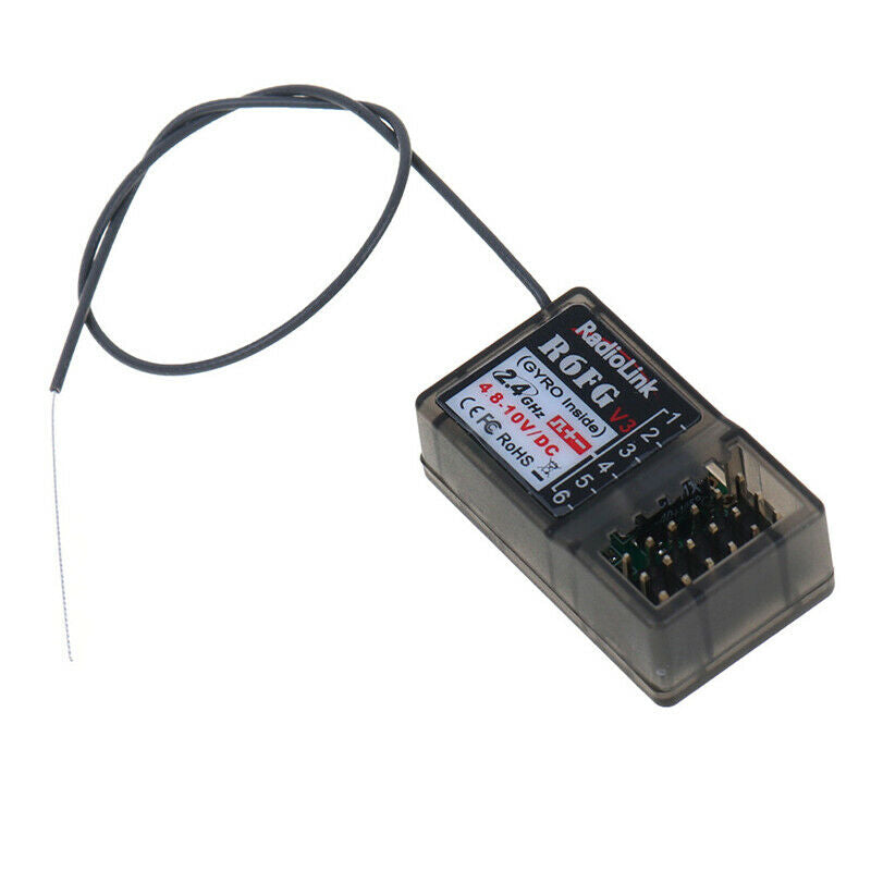 2.4GHz 4CH R6fg Receiver gyro inside for Radiolink RC4gS/R6FG Transmitter D I SJ