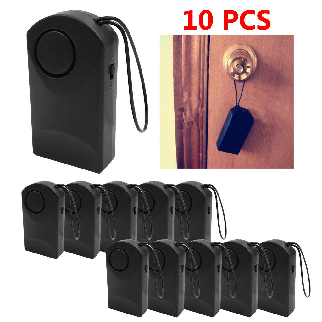 10pcs Wireless Window Door Handle Alarm Sensor Battery Operated Household