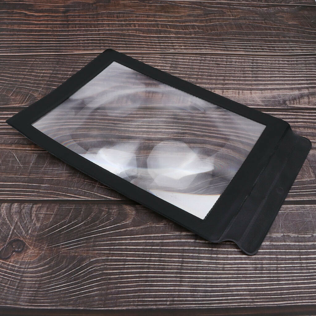 Triple Reading Magnifier Full Page Enlargement, Easy to Read. Magnification: 3