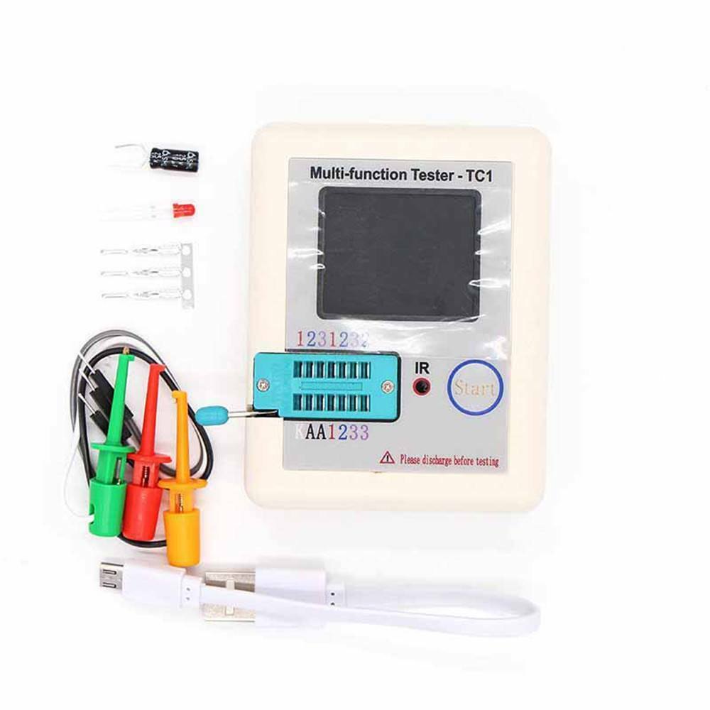 Multifunction Transistor Tester Diodes LCR - TC1 Full Color Graphics LCD Display