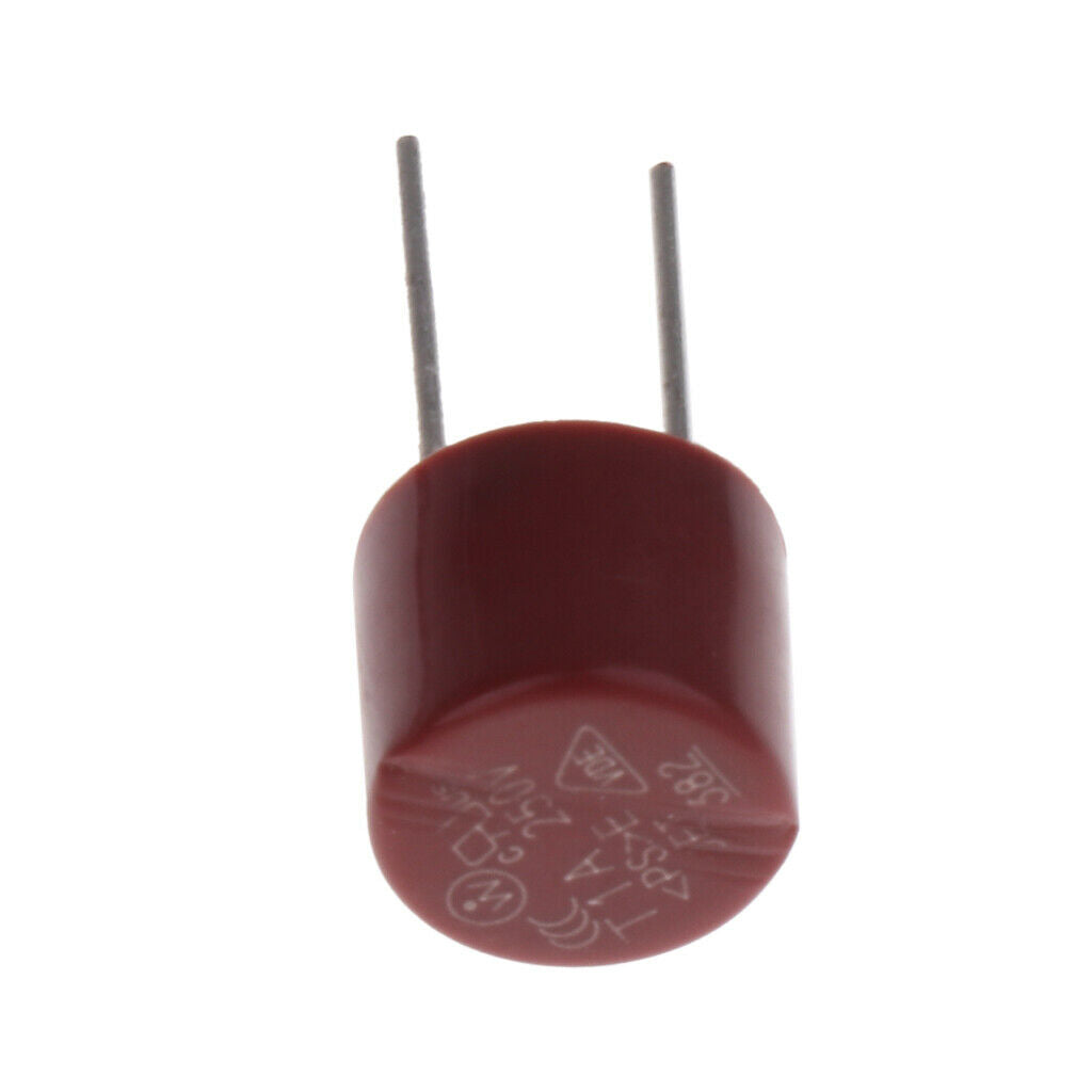 50Pcs MICRO FUSE TR5 250V Red Cylindrical/Round Fuse Assortment Kit