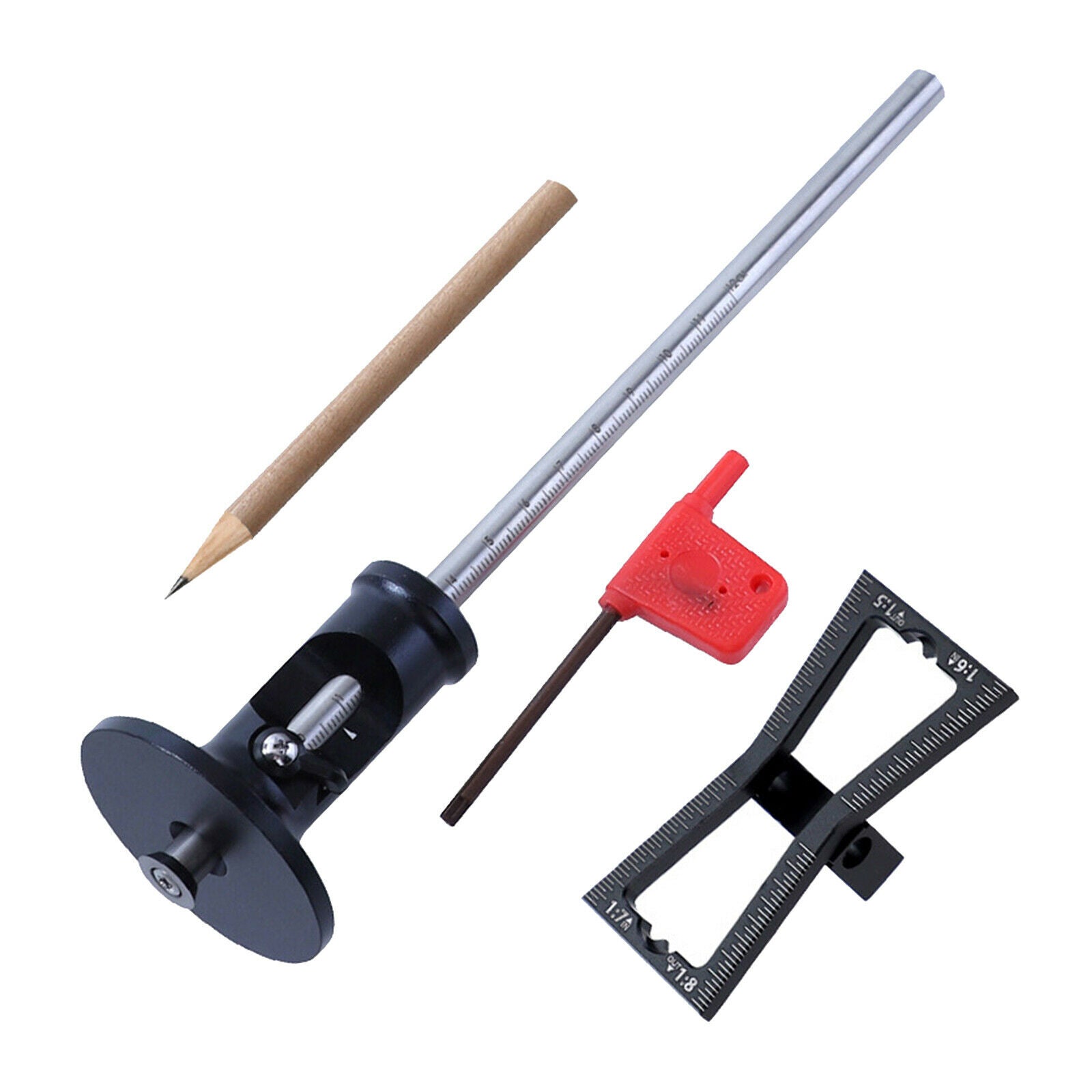 Multifunctional Wheel Marking Gauge Cutter Metric Ruler & Dovetail Jig