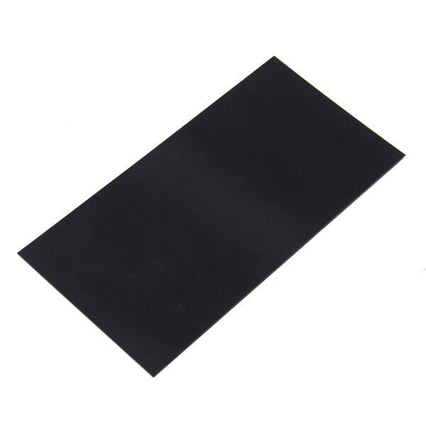 2 Ã— Black ABS Guitar Head Veneer Sheets for Many Uses As Jewelry Making,