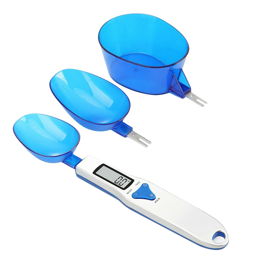 Kitchen Scale Cooking Baking Measurements LCD Display w/3 Spoons 300g