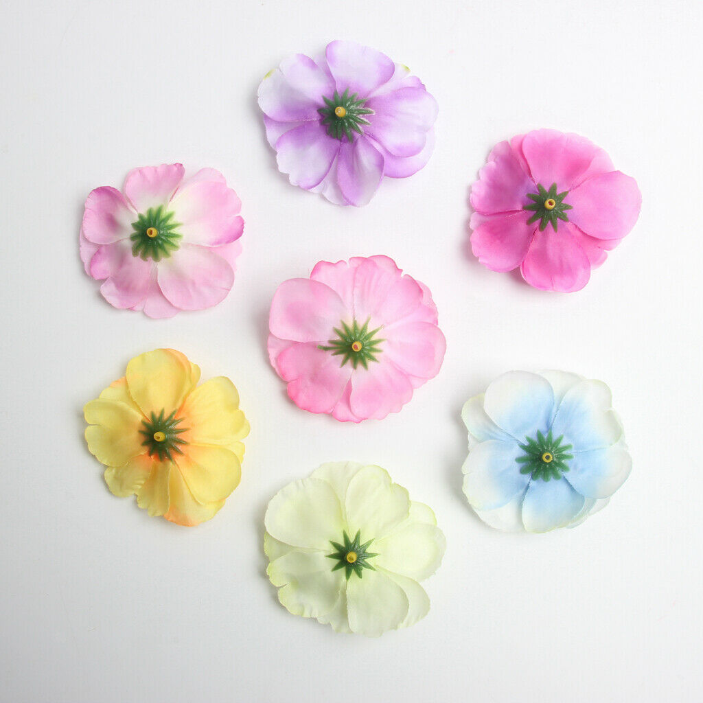 10 Pieces Artificial Flower Multicoloured Simulation Real Touch Camellia Flowers