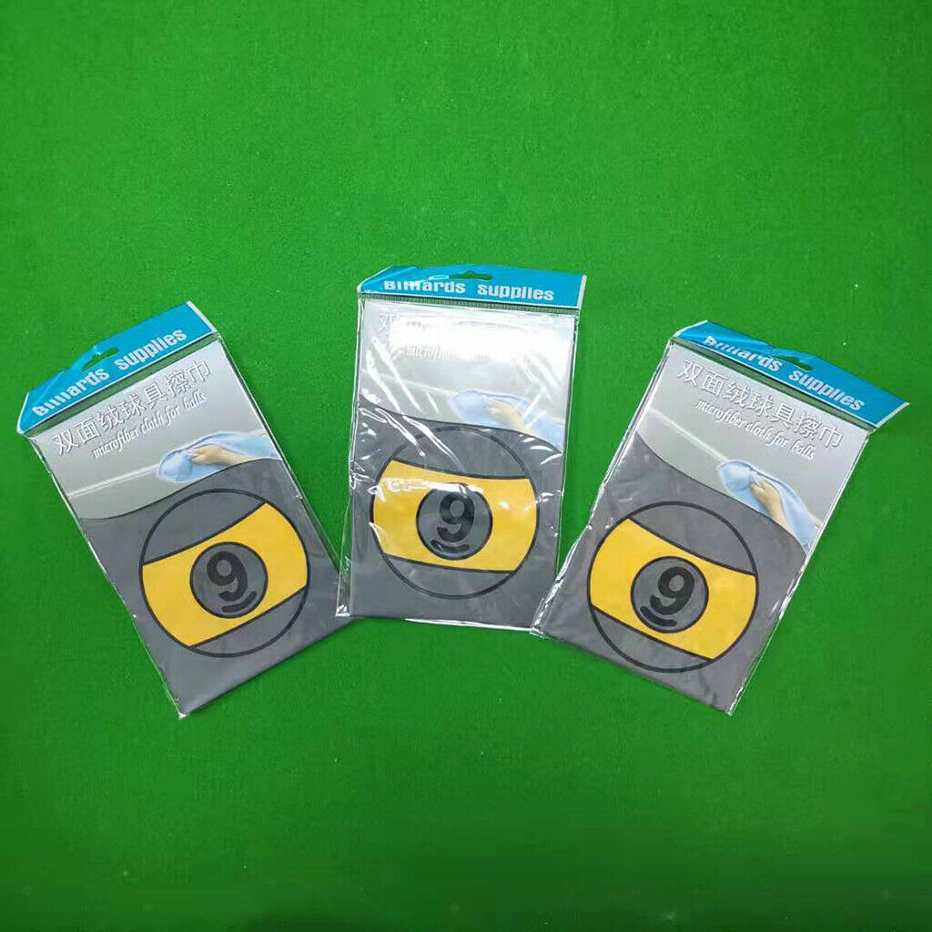 Durable Soft Suede Towel Cleaning Cloth Wiper for Pool Cue Billiard Balls