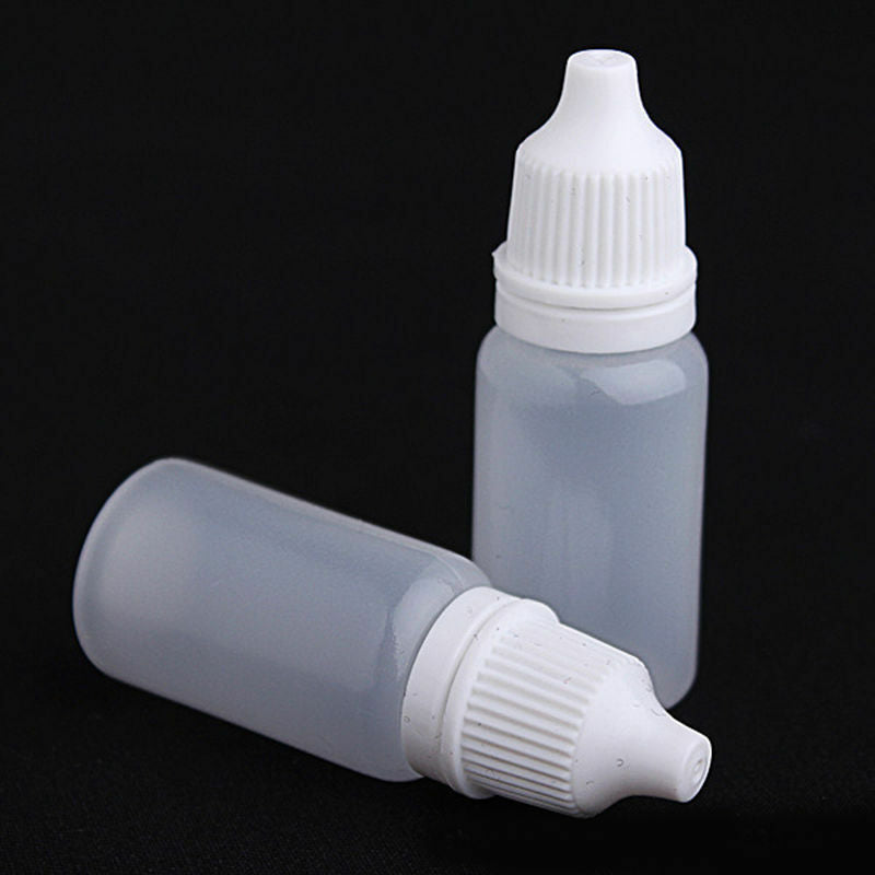 Dropper Bottles Eye Liquid Empty Plastic Squeezable Applicator 10Pcs 20ml