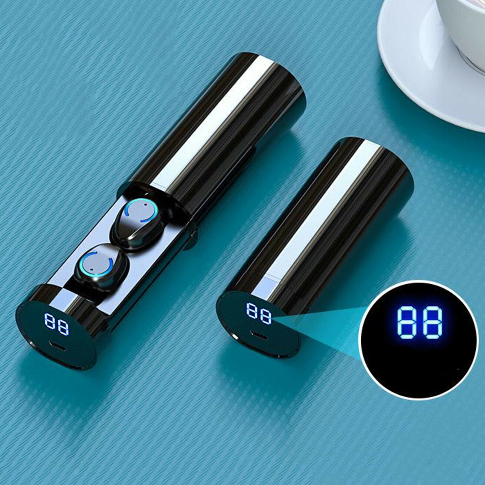 Bluetooth 5.0 Headset TWS Wireless Earphones Sports Waterproof Earbuds w/Mic