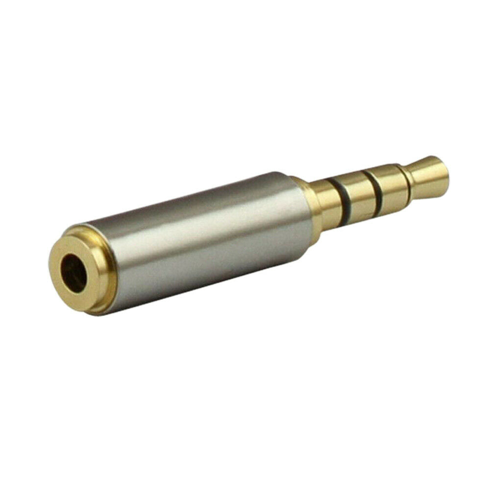Metal 3.5mm Male to 2.5mm Female Audio Stereo Headphone Adapter Converter
