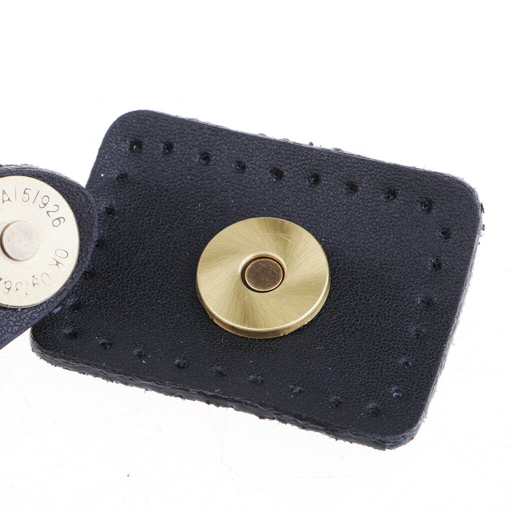 Set of 2 Sew on Leather Pin Buckle Replacement DIY Bag Closure Sewing Supplies