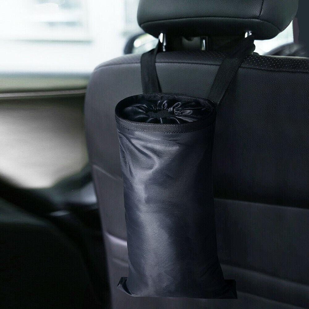 Car Trash Bag Can Litter Garbage Keeper Back Seat Headrest Wastebasket