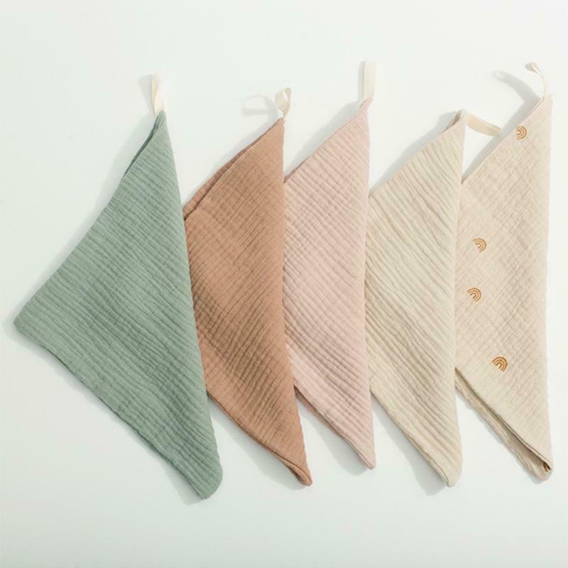3 Pcs Baby Washcloths Newborn Saliva Towel Handkerchief Burp Face Wipe Accessory