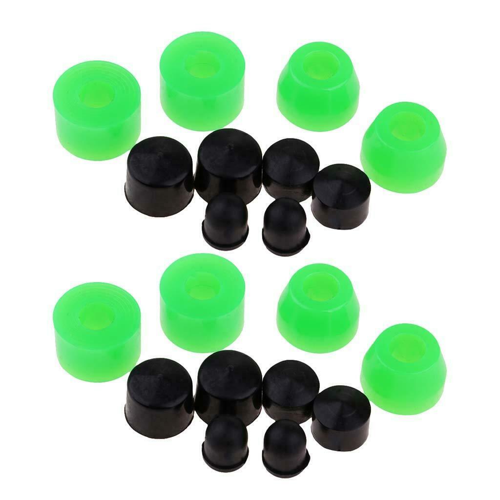 20Pcs PU Skateboard Top Bottom Bushings Replacement Bushing  Cups Kit