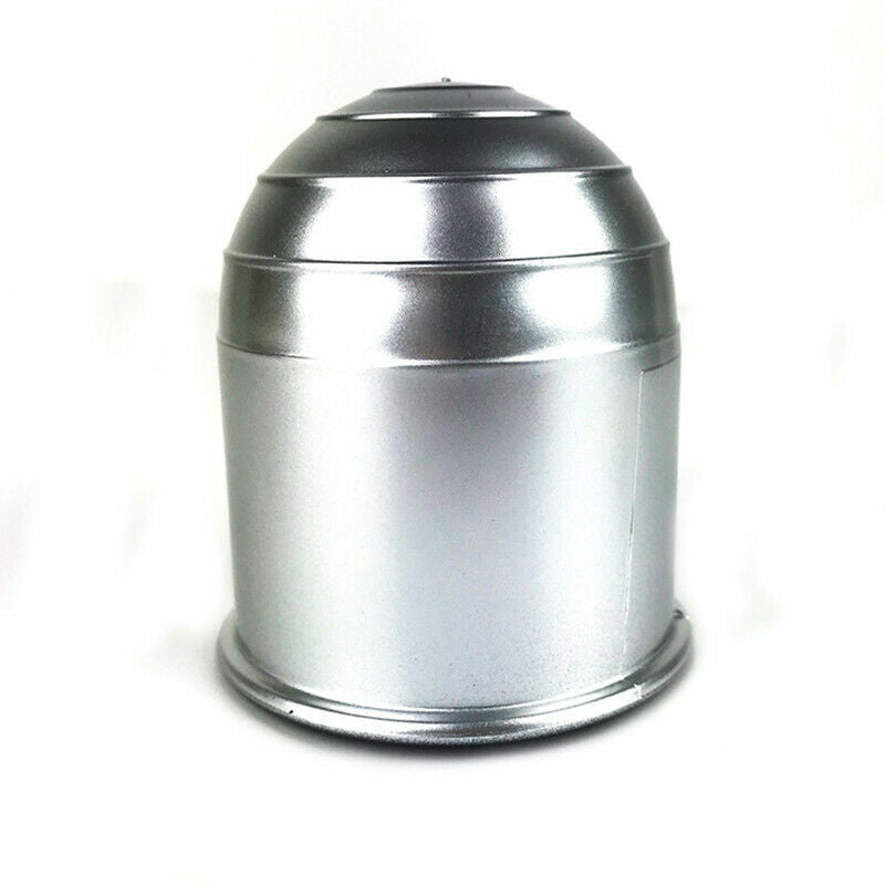 50mm Car Trailer Ball Cap Protective Cover Plastic Chrome Plated Clip Tow Bar