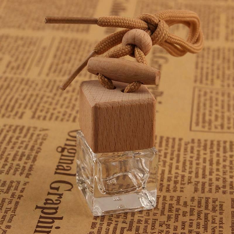Hanging Fragrance Diffuser Perfume Glass Bottle Car Pendant Ornament