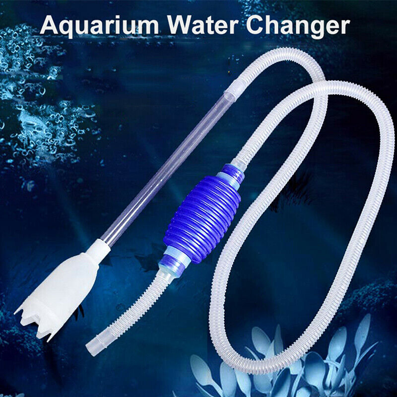 Aquarium Gravel Cleaner Vacuum Handheld Siphon Pump With Filter Nozzle Fish TaSJ