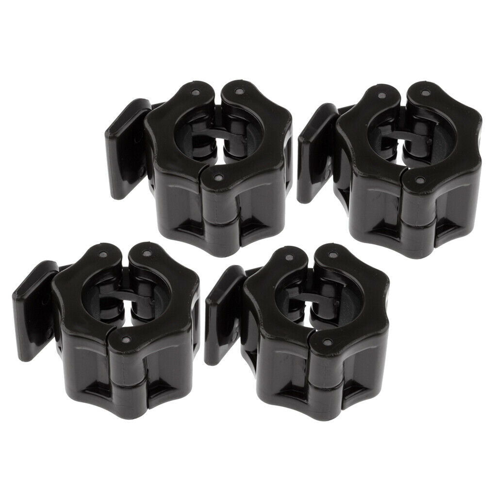 2 Pairs of 30mm Lock Barbell Dumbell Clamp Collars Clips Pinlock Buckle
