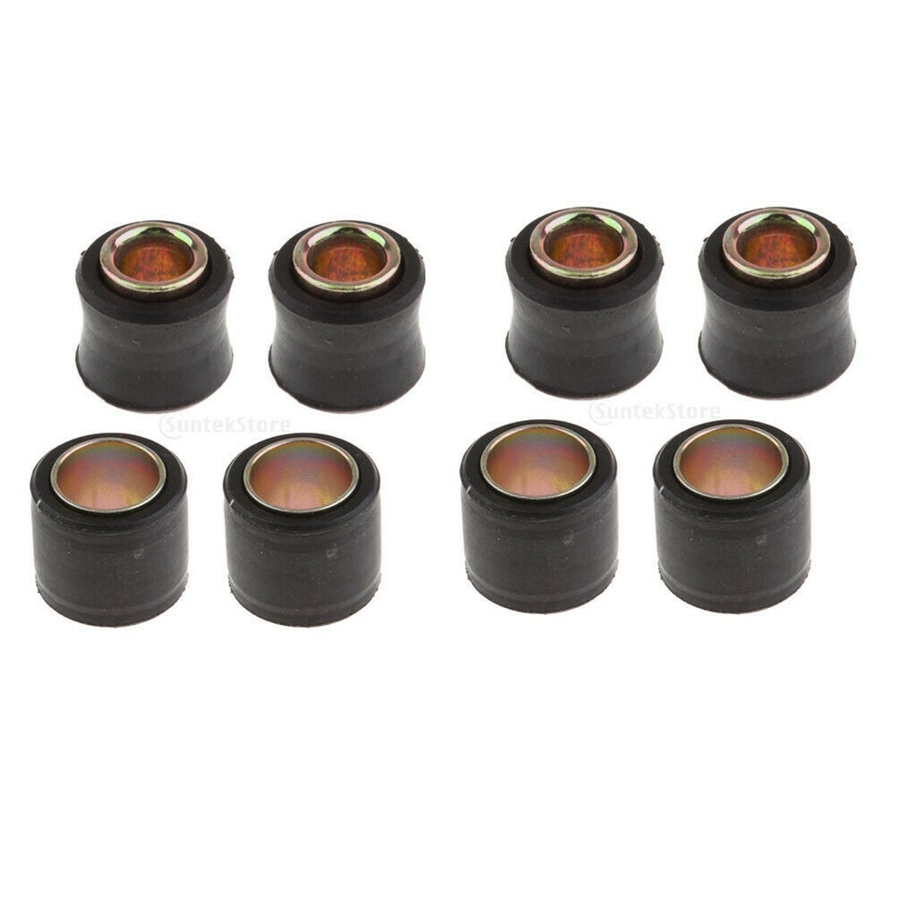 Universal Rear Shock Absorber Damper Bush Kit, 4 Pack of 10mm + 4 Pack of 14mm