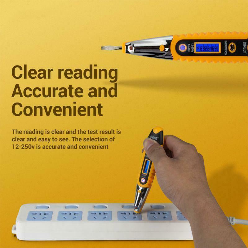 Contact Tester Pen AC Voltage Detectors Meter Volt Current Electric Test Pencil