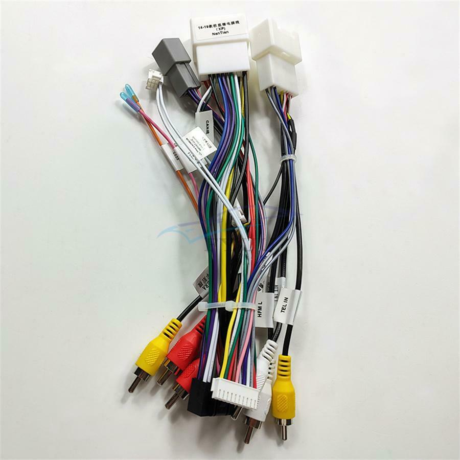 1× 16 PIN Wiring Harness Connector With Canbus Box For Mitsubishi Pajero 2014-20