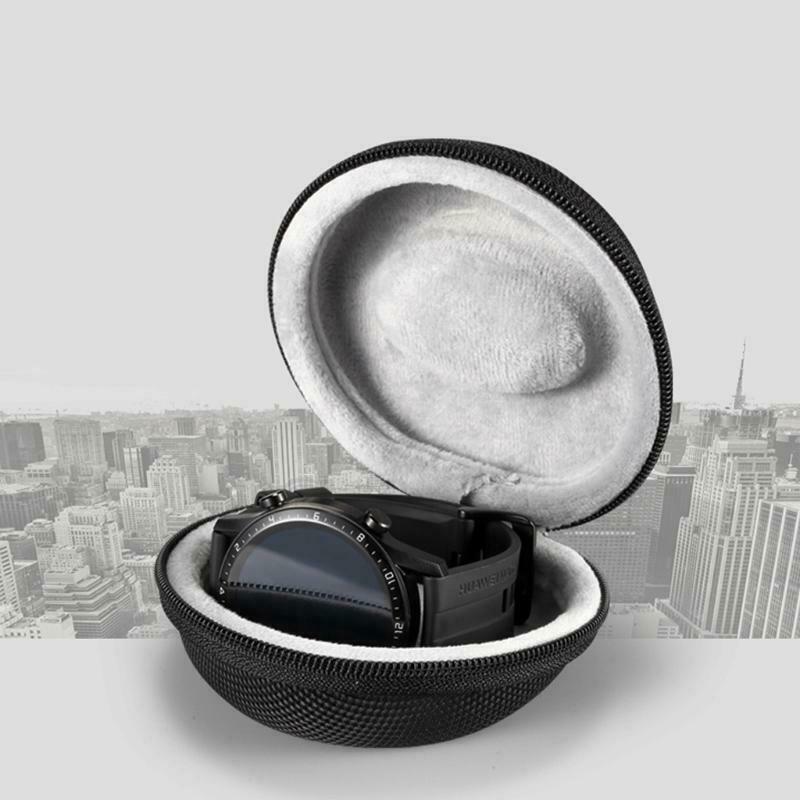 Zipper Waterproof Single Watch Case Soft Interior Storage Box for Smartwatch