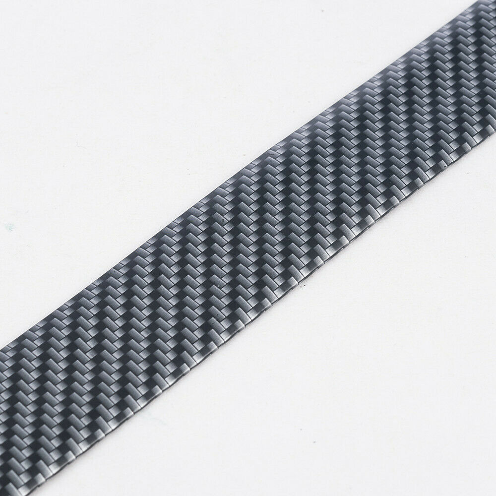 3CM*1M Carbon Fiber Rubber Car Edge Guard Strip Door Sill Protector Accessory C8